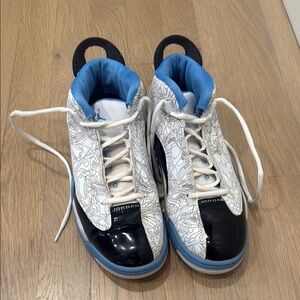 Kids Jordan Shoes - Black and Blue